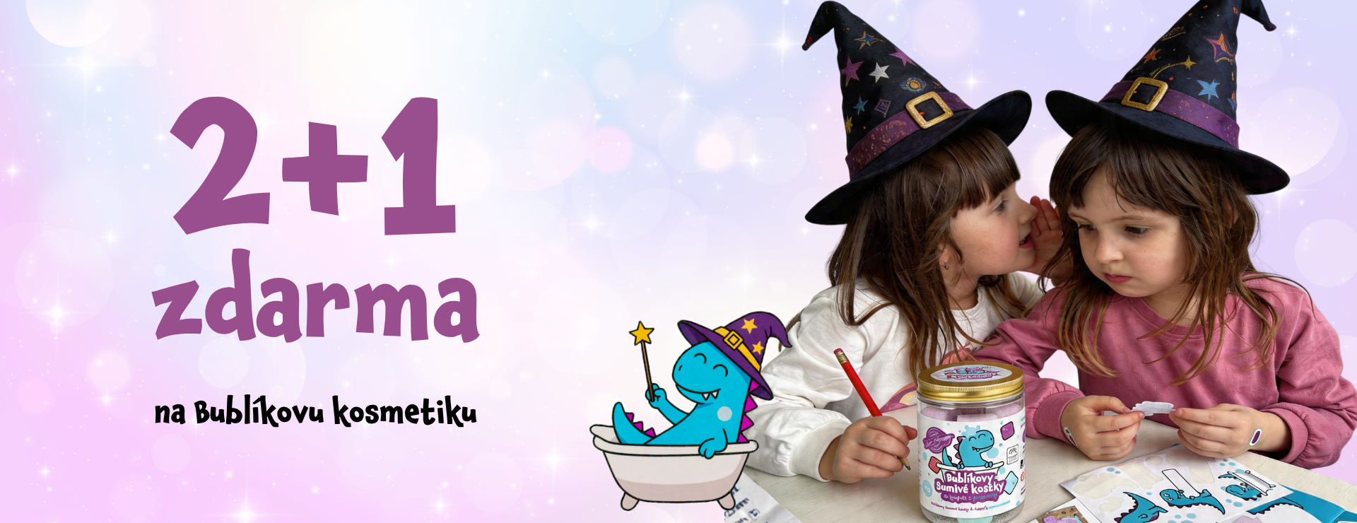 2+1 zdarma na dětskou Bublíkovu kosmetiku