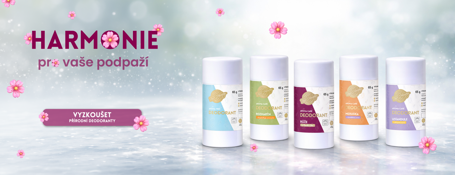 Přírodní tuhý deodorant - novinka