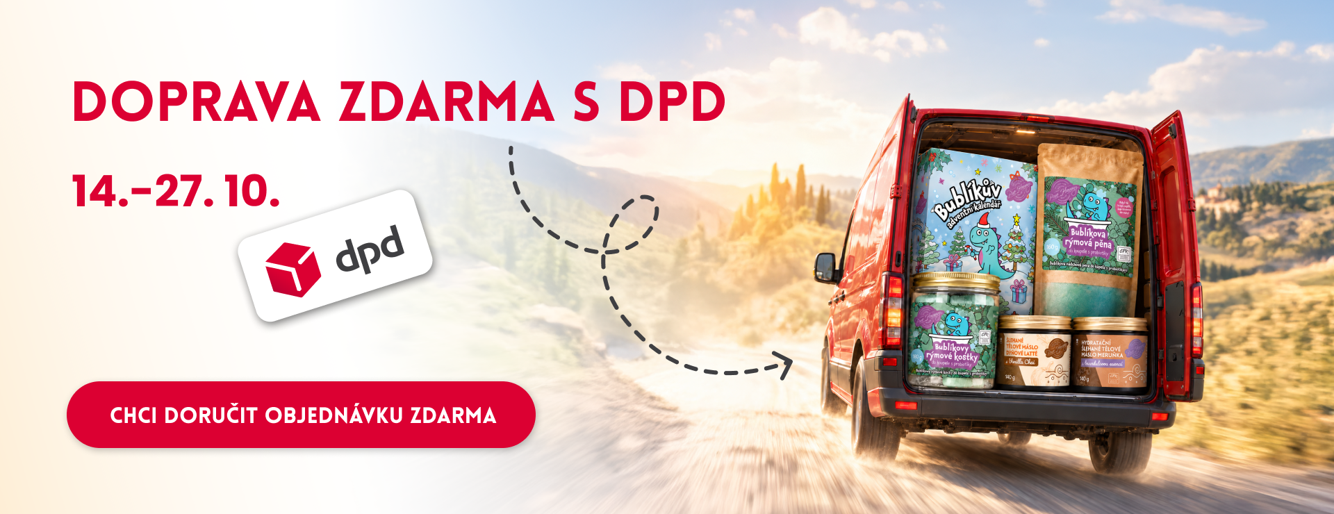 Doprava zdarma s DPD výdejní místa