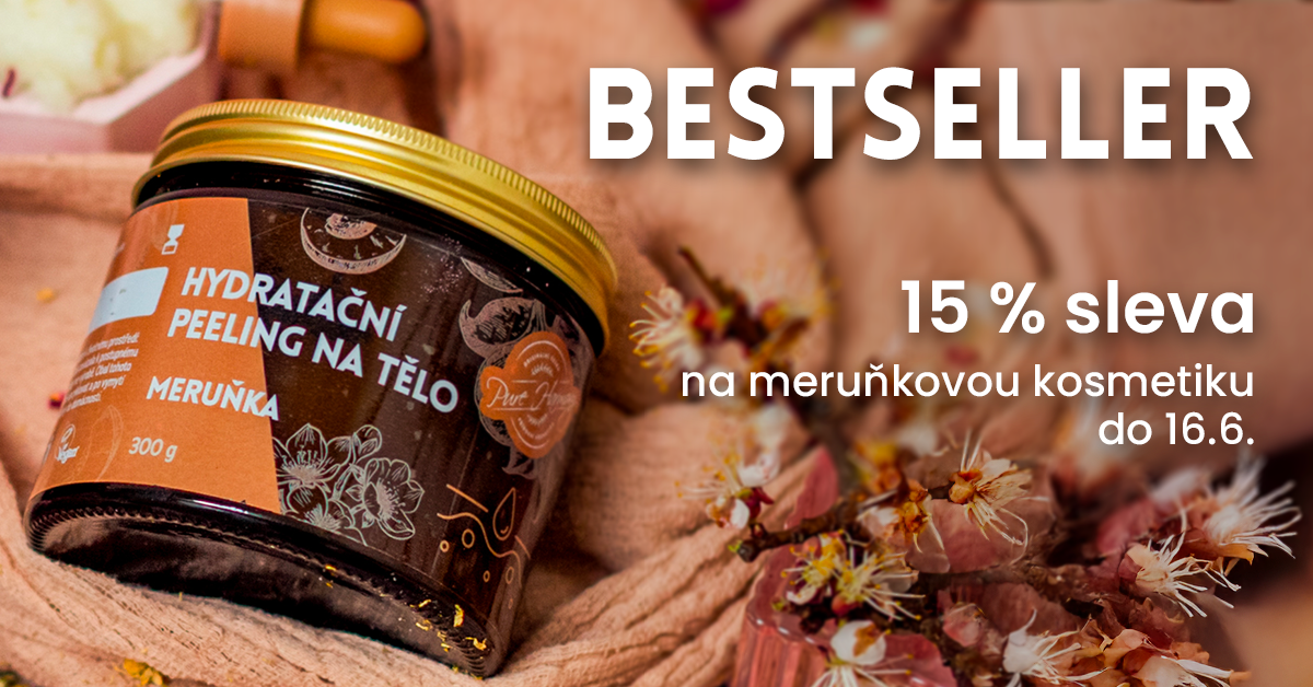 Bestseller tělový peeling meruňka