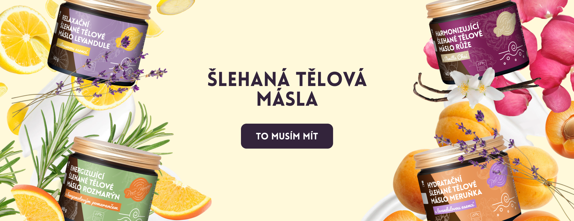 Šlehaná tělová másla - novinka