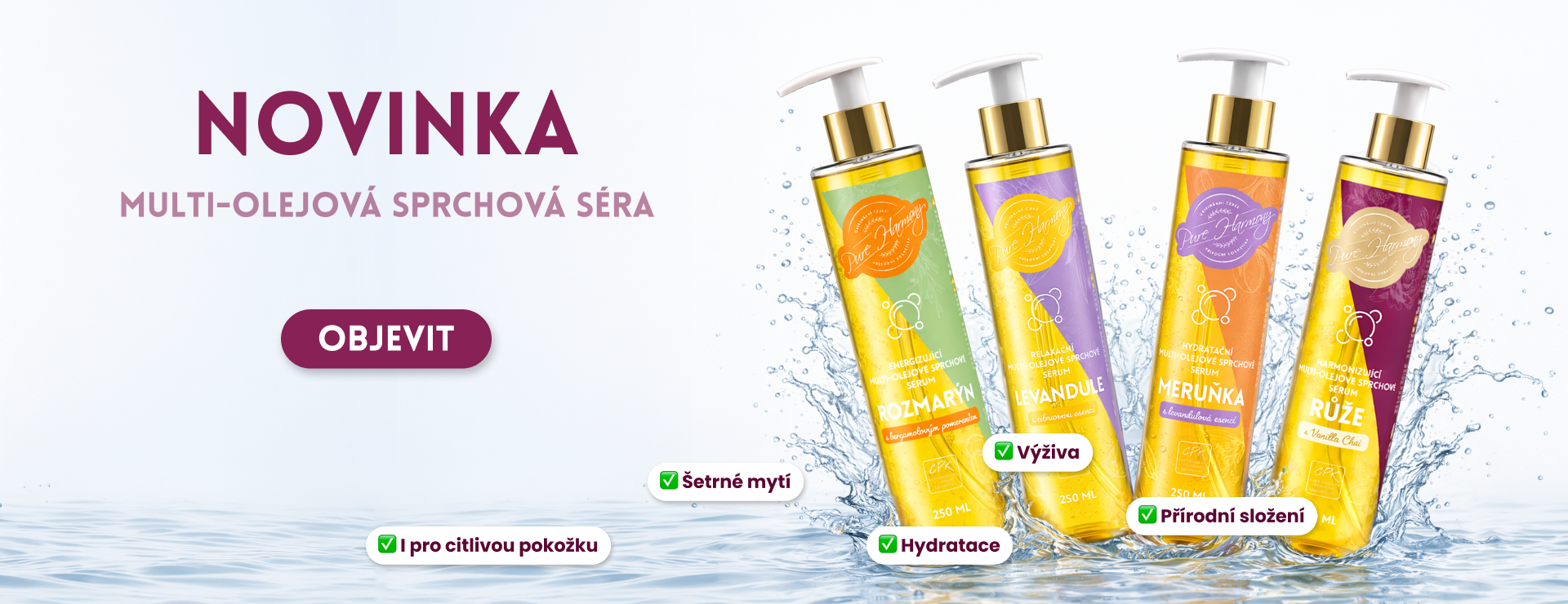 Sprchová multiolejová séra - novinka