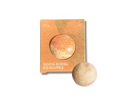 šumivá bomba do koupele meruňka