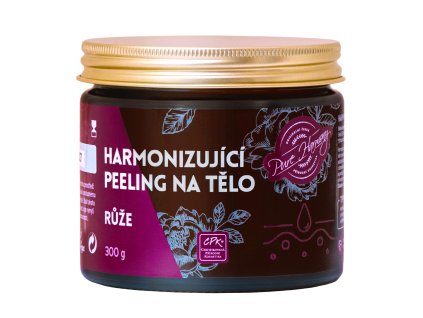 Harmonizující peeling na tělo Růže