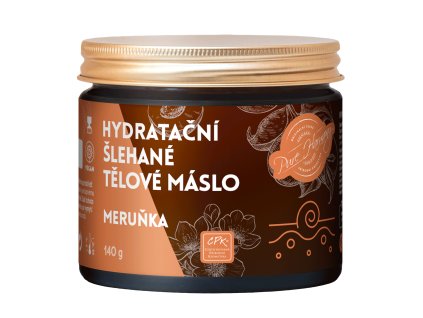 Šlehané tělové máslo Meruňka