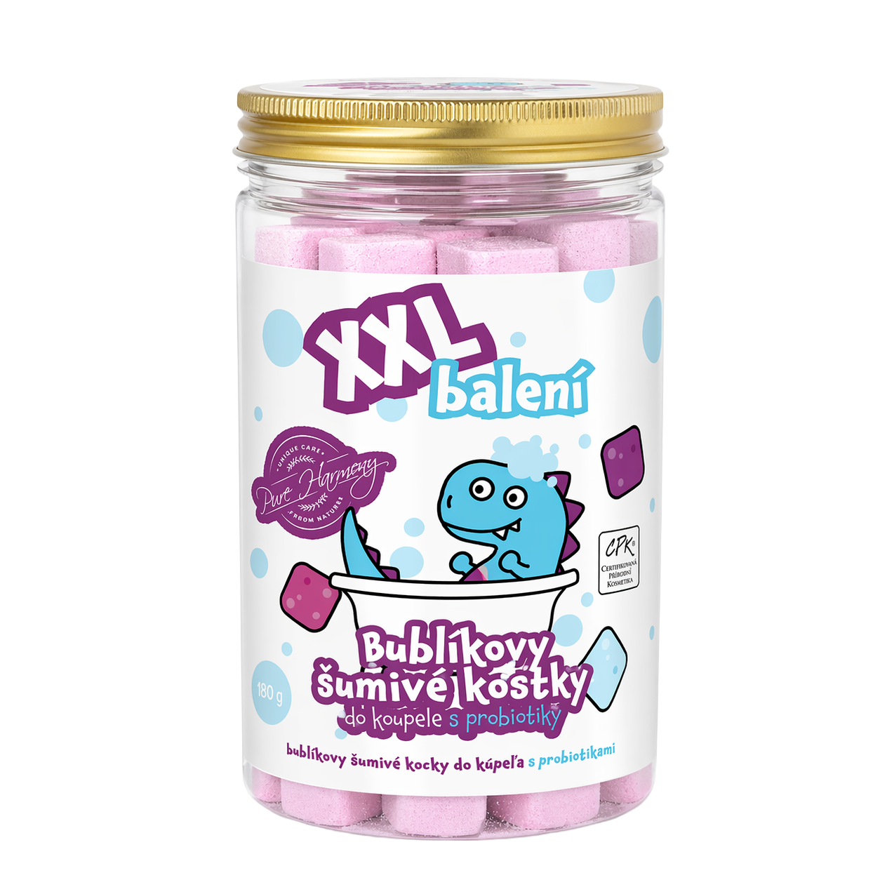 XXL Bublíkovy šumivé kostky 1150 g