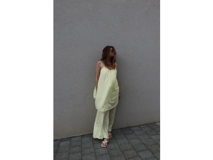Výjimečný světle žlutý viskózový set – spojení elegance a pohodlí