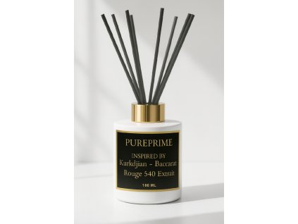 Tyčinkový osvěžovač inspirovaný vůní Kurkdjian – Baccarat Rouge 540 Extrait