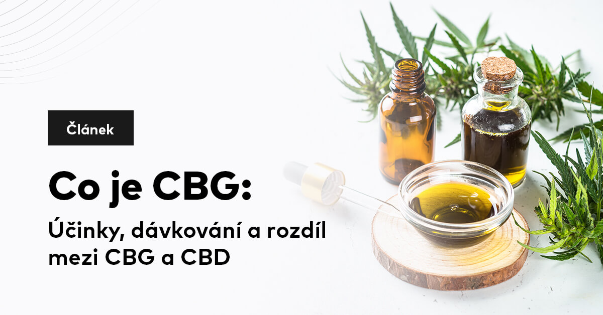 Co je CBG: Účinky, dávkování a rozdíl mezi CBG a CBD