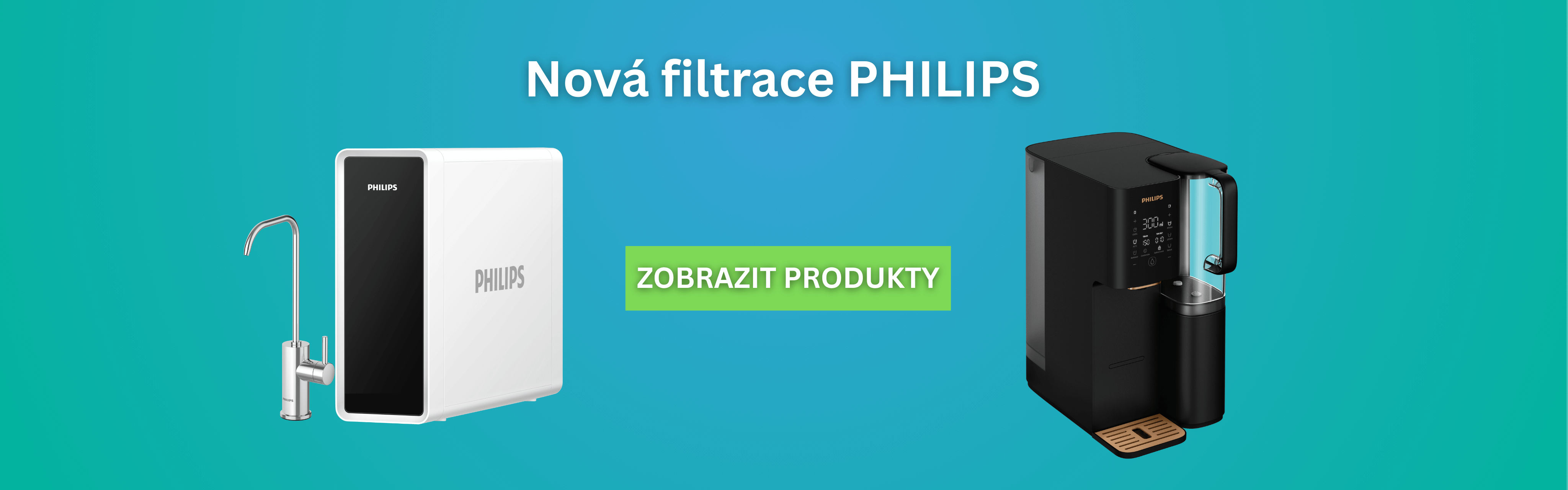 Profesionální filtrace vody Philips