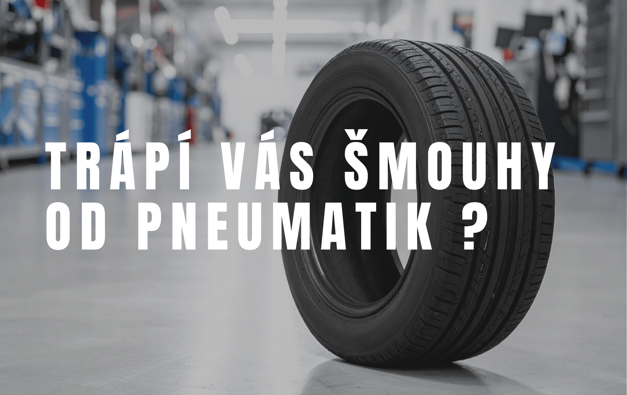 Jak odstranit šmouhy od pneumatik z průmyslové podlahy?