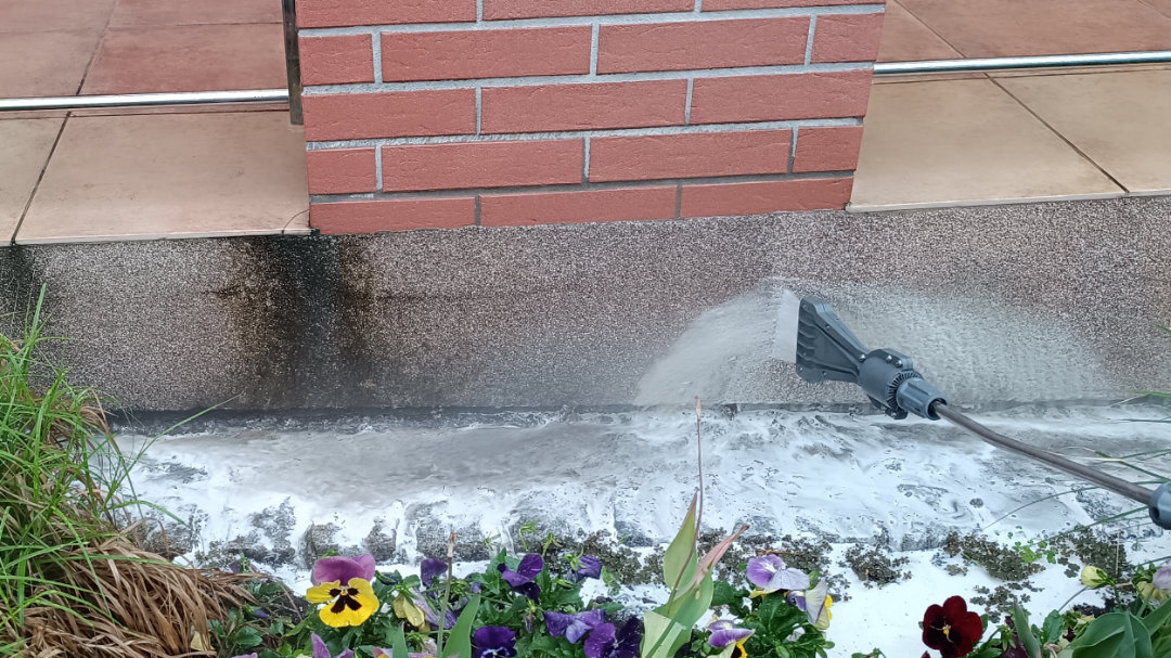 Jak odstranit mech a plísně z podezdívky u domu?