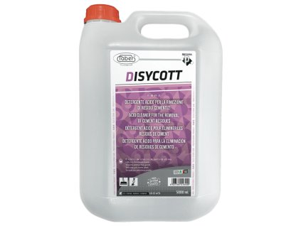 čistič na kyselinové bázi pro čištění po pokládce FABER DISYCOTT 5l