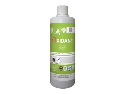 Čistič k odstranění vlhkých, zažloutlých, tříslovinových a jiných odolných skvrn FABER OXIDANT 1l