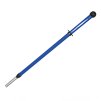 Blue telescopic mop handle with rotating ball grip 2x0.8m