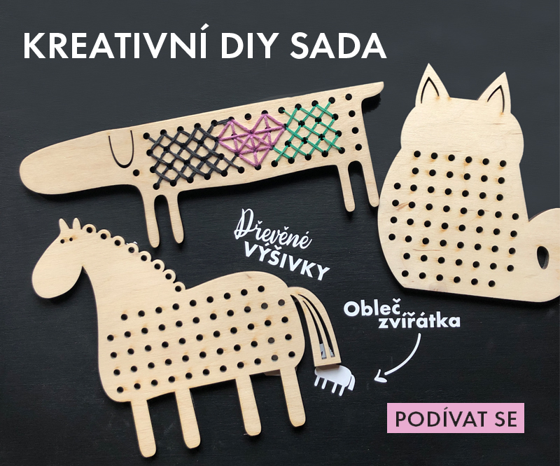 DIY Kreativní dřevěná vyšívací sada