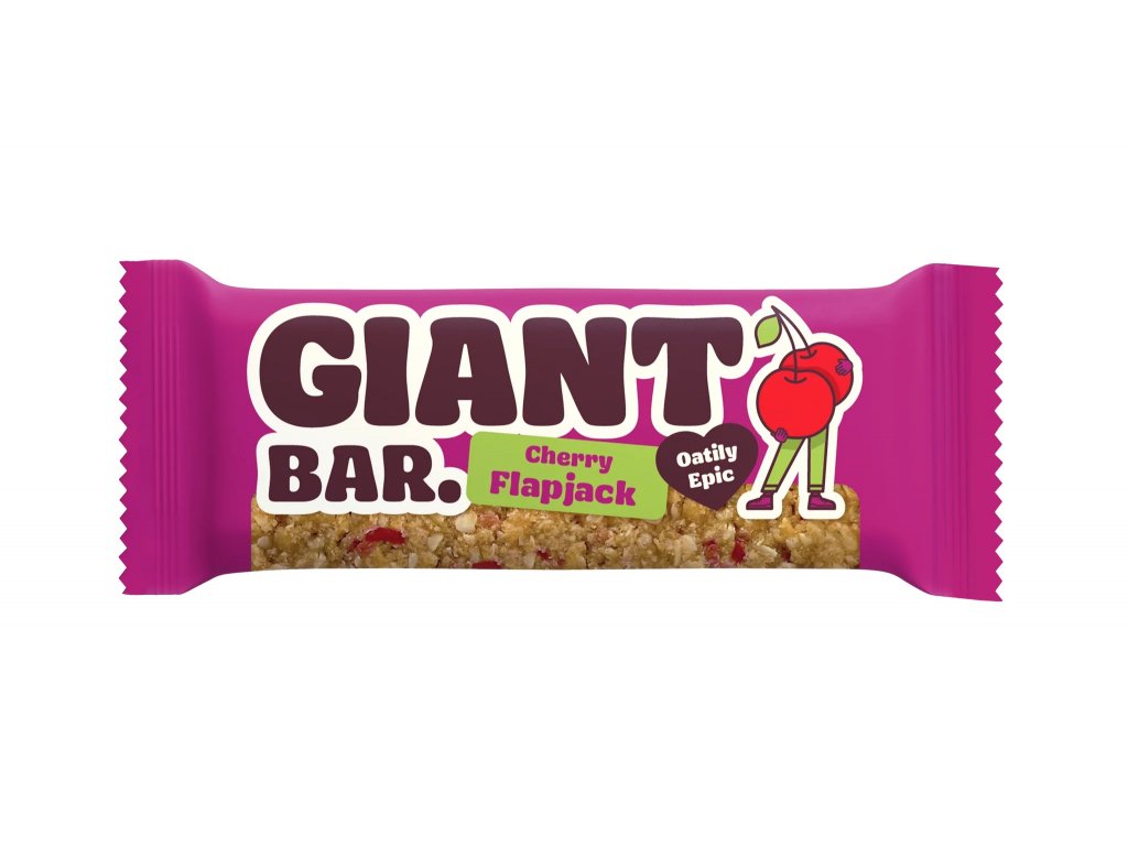 Giant Bar ovesný flapjack s třešněmi PURO shop