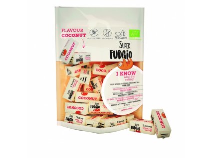 Super Fudgio Kokos, Bio