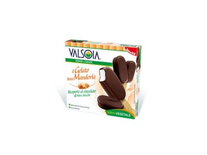 Valsoia mandlové nanuky s čokoládou (4 ks)