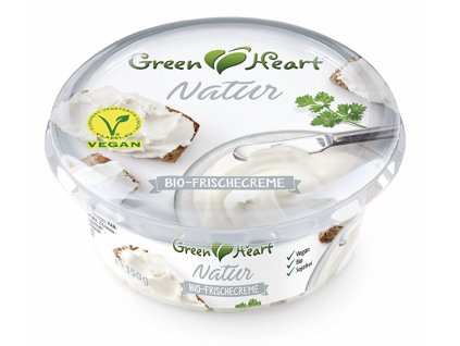 green heart frischecreme natur mandlovy cerstvy vegansky syr puroshop