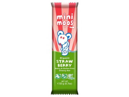 Mini moos jahodová čokoláda, Bio