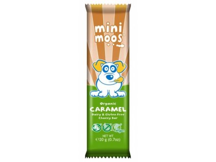 Mini moos karamelová čokoláda, Bio