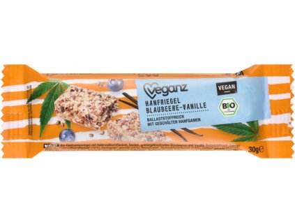 veganz konopna tycinka s boruvkami a vanilkou bio