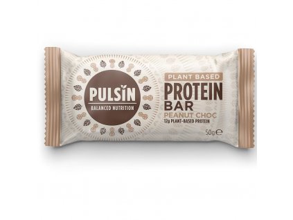 pulsin protein bar s arasidy a kousky cokolady