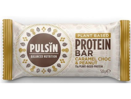 pulsin protein bar karamel s cokoladou a arasidy