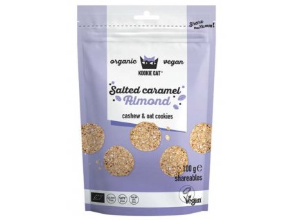 kookiecat slané mandle karamel mini sušenky