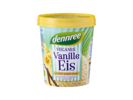 Dennree veganská vanilková zmrzlina, Bio