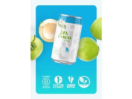 jax coco kokosova voda 100 % puro shop
