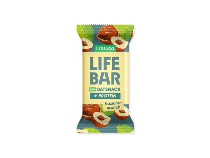 life food oat snack proteinova tycinka s liskovymi orisky puroshop