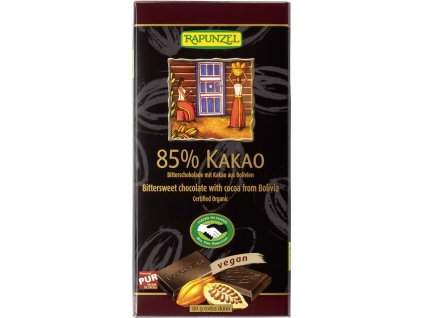 rapunzel horka cokolada 85 % bio