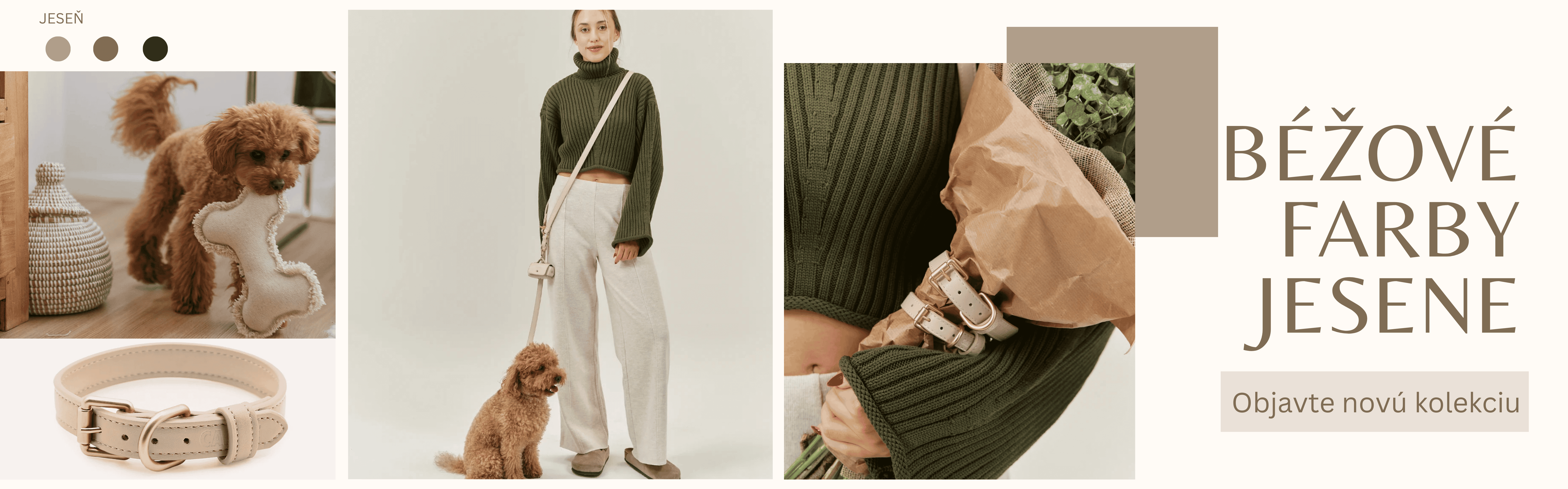 Jesenná kolekcia doplnkov pre zvieratá