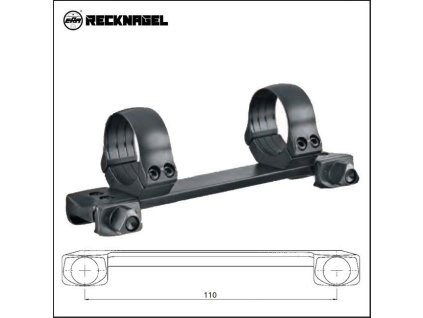 722401 montaz anschutz recknagel tip off mount jednodilna 30mm vyska 15 5mm