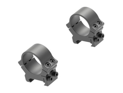 581520 1 krouzky leupold prw2 pevne na weaver picatinny 1 25 4mm nizke matne cerne