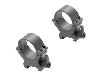 581523 1 krouzky leupold qrw2 rychloupinaci na weaver picatinny 30mm vysoke matne cerne