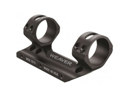 580815 montaz weaver jednodilna pro pusky typu msr tubus 30mm s offsetem cerna