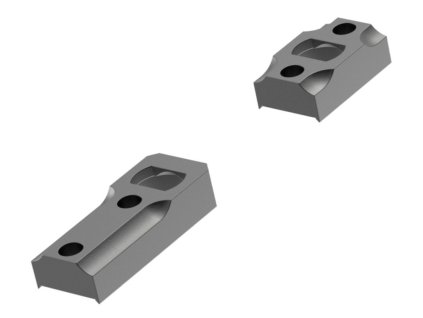 581253 1 zakladna montaze leupold dual dovetail pro pusky tikka t3 t3x rvf dvoudilna matna