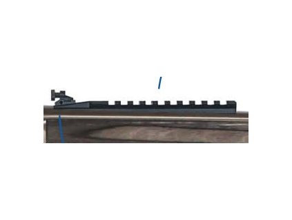 642471 zakladna montaze rossi weaver picatinny pro pakove pusky s dioptrem cerna