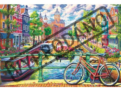 TREFL Puzzle Amsterdamský kanál 1500 dílků