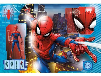 CLEMENTONI Puzzle Spiderman: Profil MAXI 24 dílků