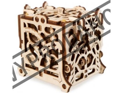 UGEARS 3D puzzle Box na kostky 62 dílků
