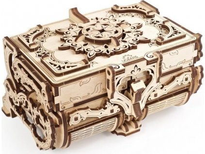 UGEARS 3D puzzle Antická šperkovnice 185 dílků