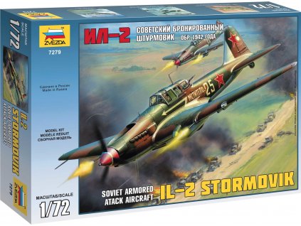 Model Kit letadlo 7279 - IL-2 Stormovik (1:72)