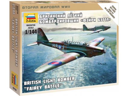 Wargames (WWII) letadlo 6218 - British Light Bomber Fairey Battle (1:144)