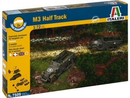 Fast Assembly military 7509 - M3A1 HALF TRACK (1:72)