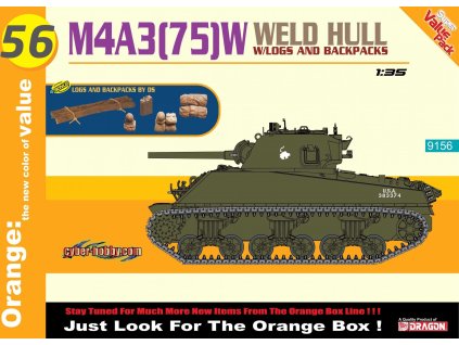 Modelkit tank 9156 - M4A3(75)W Welded Hull (1:35)