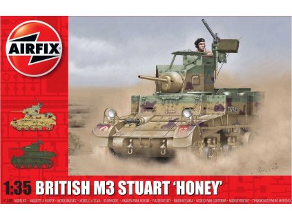 Classic Kit tank A1358 - M3 Stuart, Honey (British Version) (1:35)